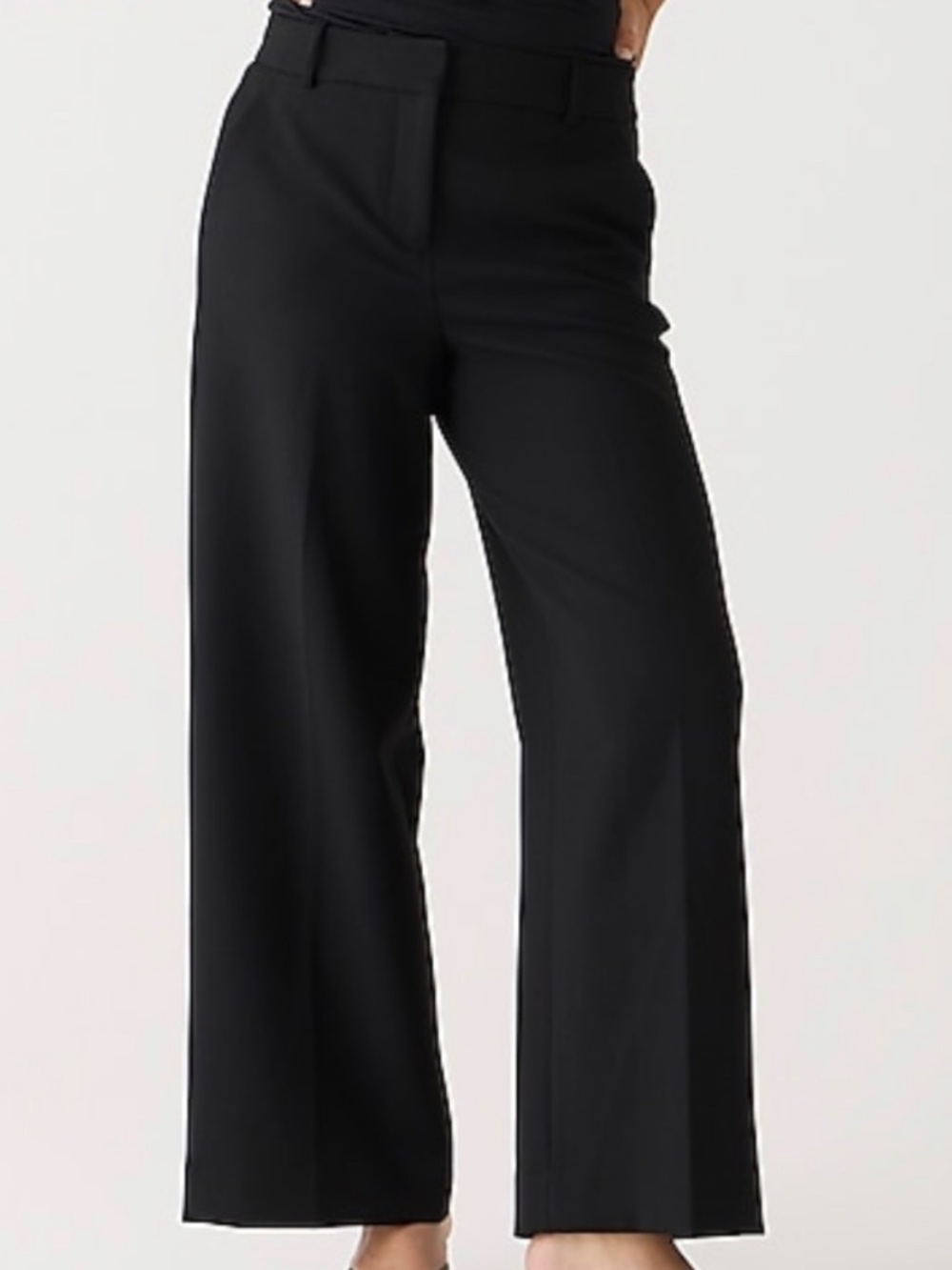 J. Crew Four Season Blend Sydney Pant in Black